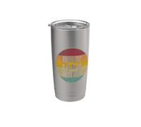 Nombre personalizado Jane I love Jane estilo retro vintage Vaso térmico de acero inoxidable de doble pared