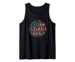 Nombre Personalizado Julian I Love Julian USA Vintage Style Camiseta sin Mangas