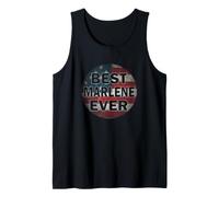 Nombre Personalizado Marlene I Love Marlene USA Vintage Style Camiseta sin Mangas