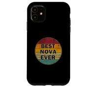 Nombre Personalizado Nova I Love Nova Retro Vintage Style Carcasa para iPhone 11