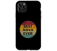 Nombre Personalizado Nova I Love Nova Retro Vintage Style Carcasa para iPhone 11 Pro MAX