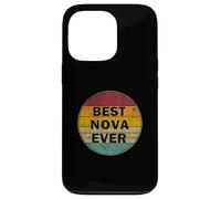 Nombre Personalizado Nova I Love Nova Retro Vintage Style Carcasa para iPhone 13 Pro