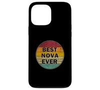 Nombre Personalizado Nova I Love Nova Retro Vintage Style Carcasa para iPhone 13 Pro MAX
