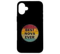 Nombre Personalizado Nova I Love Nova Retro Vintage Style Carcasa para iPhone 16 Plus