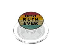 Nombre Personalizado Ruth I Love Ruth Retro Vintage Style PopSockets PopGrip para MagSafe