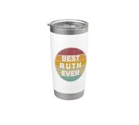 Nombre personalizado Ruth I love Ruth Retro Vintage Style Vaso térmico de acero inoxidable de doble pared