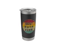 Nombre personalizado Ruth I love Ruth Retro Vintage Style Vaso térmico de acero inoxidable de doble pared