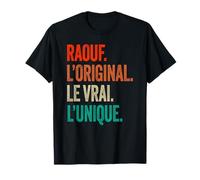 Nombre Raouf El Original El Verdadero El Único, Cumpleaños Camiseta