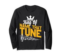 Nombre That Tune Trivia Night King Funny Manga Larga
