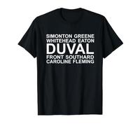 Nombres de Calles de Key West Florida: Duval Bold Keys Souvenir Camiseta gráfica económica, Hombre, Negro, M