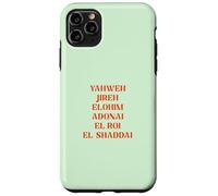 Nombres De Dios Yahweh El ROI Jireh Christian Carcasa para iPhone 11 Pro MAX