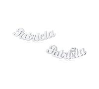 Nombres Personales Pendientes Clavos de Cobre Chapado en Platino Joyerías Modernas DIY para Mujeres y Muchachas Accesorios Decorativos Orejas