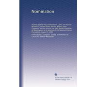 Nomination: Hearing before the Committee on Labor and Human Resources, United States Senate, Ninety-sixth Congress, second session, on John Brooks ... National Science Foundation, August 1, 1980