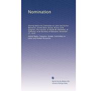 Nomination: Hearing before the Committee on Labor and Human Resources, United States Senate, Ninety-sixth Congress, first session, on Shirley M. ... be Secretary of Education, November 27, 1979