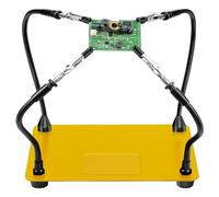 Nomiou Soldadura de tercera mano, accesorios de modelismo, herramienta de soporte de placa de circuito impreso, cuatro brazos, manos de ayuda, manualidades, joyas, taller, hobby, estación de ayuda