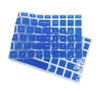 Non-brand Cubierta De La Piel del Teclado De Escritorio De Silicona para HP 15.6 Pulgadas BF Portátil - Azul