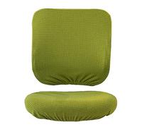 non-brand Sharplace Cubiertas para Sillas de Oficina Revestidas con Forro Suave y Removible - Amarillo Verde