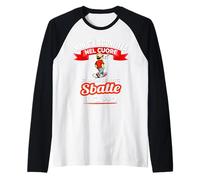Non c'è sconfitta nel Cuore di chi se ne frega o sbatte Camiseta Manga Raglan