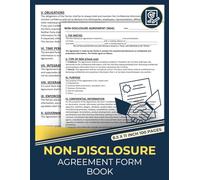 Non-Disclosure Agreement Form Book: Confidentiality Legally Biding Contact For Employees, Employers, and Business Partners | NDA Forms Book