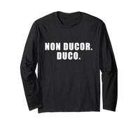 Non Ducor. Duco. Frase Latina Que Significa No Soy guiado, yo lidero Manga Larga