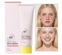 Non Greasy Sunscreen Cream 100Ml SPF Facial Moisturizer Sun Protection Cream For Travel Outdoor Sports Beach Pool Camping Hiking Swimming And Daily Skin Care Hydration Use