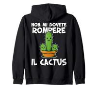 Non mi dovete rompere il cactus Non ne posso più Irriverente Sudadera con Capucha