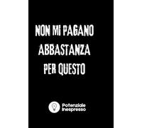 NON MI PAGANO ABBASTANZA PER QUESTO