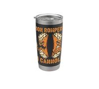 Non Rompere I Cannoli - Diseño de humor italiano vintage Vaso térmico de acero inoxidable de doble pared