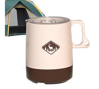 Non Slip Camping Cup, Grip Large Capacity Mug, Outdoor Travel Coffee Cup for Hiking, Backpacking, and Fishing, Durable Leak Resistant Design, Drinkware Accessory, Cups Solution for Sports, Home