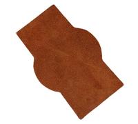 Non-Slip Cowhide Pad | Brown 13.5x6.5cm Double-Sided Adhesive Instrument Grip Mat Open/Full Type Anti-Skid Accessory Traditional Chinese String Instrument Stabilizer Support Pad Player Performanc