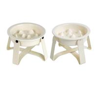Non Slip Dog Slow Feeder - Portable Dog Bowl, Pet Feeder for Water Food Holder, Pet Feeding Bowls with Stand, Puppy Bowl, Feeding Bowls for Indoor Outdoor Yard Garden Car