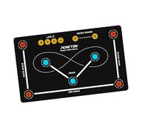 Non-Slip Hockey Stickhandling Mat - Durable Training Practice Pad, Portable Agility Footwork Trainer Surfaces, Smooth Puck Control Development Board | Lightweight Sports Practice Equipment Reliable