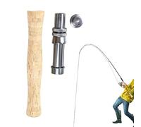 Non Slip Lightweight Metal Grips - Fishing Rod Handles, Angling Control | Textured Ergonomic Durable Resistant Build, Replacement Casting Components For Boat Kayak Lake