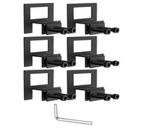 Non Slip Mattress Gripper, Adjustable Bed Stopper Set, Anti Slide Sleeping Pad Holder Clips, 6pcs Edge Retainer Pads for Bed Frame Corners, Keeps Rest Area in Place All Night 2.95x3.15 Inches
