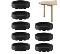 Non Slip Pads - Silicone, 5.8x5.8x1.2cm, Furniture Grippers, Scratch-Proof, Round Feet | 8 Piece Set, Protect Floors, Prevent Sliding, Reduce Noise For Table, Couch, Sofa, Bed, Stool, Cabinet