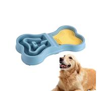 Non Slip Puppy Bowl, Slow Down Eating Bowl, 13.78x7.87x1.97 Inches Portable & Convenient, Pooch Feeder Dish for Both Indoor, Outdoor Use, Providing Your Dog with Reliable