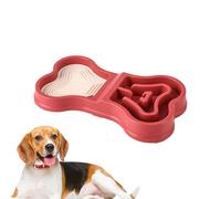 Non-Slip Puppy Bowl, Slow Feeding Anti-Slip Design, 13.78x7.87in Portable Safe Feeder Dogs, Ideal Home, Travel, Indoor and Outdoor Use, Perfect for Puppies