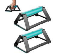 Non Slip Push Up Bar, 2 Pieces Workout Grips Set, 4.33x7.48x3.15 Inches Fitness Bars with Stable Base, Sturdy Foam Exercise Handles, Push Up Grips with Ergonomic Design, Strength Bars for Home Gym