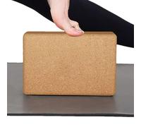 Non-Slip Yoga Blocks - Pilates Stretching Equipment, High Density Cork Support, Durable Fitness Prop for Balance & Flexibility, Workout Exercise Training Gear, Yoga Block for Home Gym Office