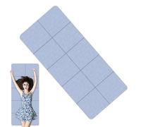 Non-Slip Yoga Mat, 6mm Portable Exercise Pad for Meditation and Stretching, Lightweight Fitness Mat for Home Workouts, Travel, Outdoor Use, and Daily Floor Training, 1 Piece