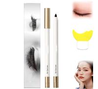 Non-Smudging Waterproof Long-Lasting Eyeliner Pencil,Eyeliner Stick Drying Lastin, Long Lasting Eyeliner 24 Hour Waterproof,Eye Liner Waterproof Smudge Proof Pencil With Sharpener (Black)