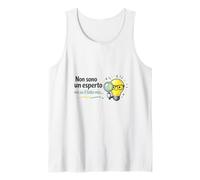 Non Sono un esperto, Pero Soy un Hecho mío - irónica Divertida Camiseta sin Mangas