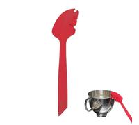 Non Stick Dough Scraper, Silicone Baking Tool, 12cm Kitchen Scraper with Ergonomic Handle, Cake Cookie Pizza Prep, Tamale Frosting Tool with Easy Grip, Cooking Supply for Home and Bakery