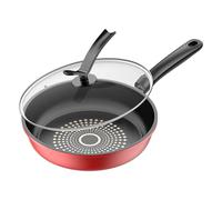 Non Stick Frying Pans - Induction Nonstick Frying Pan with Lid | Ergonomic Cooking Skillet for Breakfast, Pancake, Dinner, Steak, Snacks, Kitchen Tool