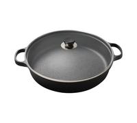 Non Stick Frying Pans - Induction Round Cast Iron Griddle Pan | Pan With Clear Lid | Heat-Insulating Handle Cookware Skillet, Kitchen Tool For Pancake Steak Dinner Breakfast Snacks Cooking