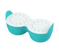 Non-Stick Silicone Egg Poacher Cups, 2-Cavity Egg Molds For Egg Cooker, Dishwasher Safe Egg Boiler Cups, Easy-to-Clean Poaching Cups For Soft or Hard Poached Eggs