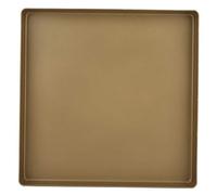 Non - Stick Square Baking Pan | 28x28x3cm Aluminum Alloy Pizza Tray for Even Baking | Gold Baking Sheet for Cakes/Bread/Cookies | Dishwasher Safe & Sturdy