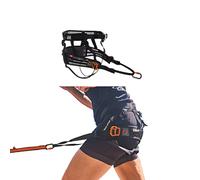 Non-stop dogwear Cinturón CaniX Manos Libres para Perros para Canicross. Cómodo Cinturón de Cintura para Correr y Entrenar Perros. Negro, Talla L