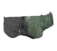 Non-Stop Dogwear Impermeable Fjord para Perro, Poliéster, Verde/Gris, 65 cm