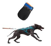 Non-stop dogwear Protector Botín Negro y Naranja para perros